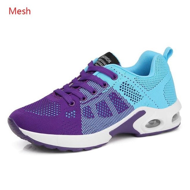 Casual Mesh Pink Flat Lightweight Soft Sneakers