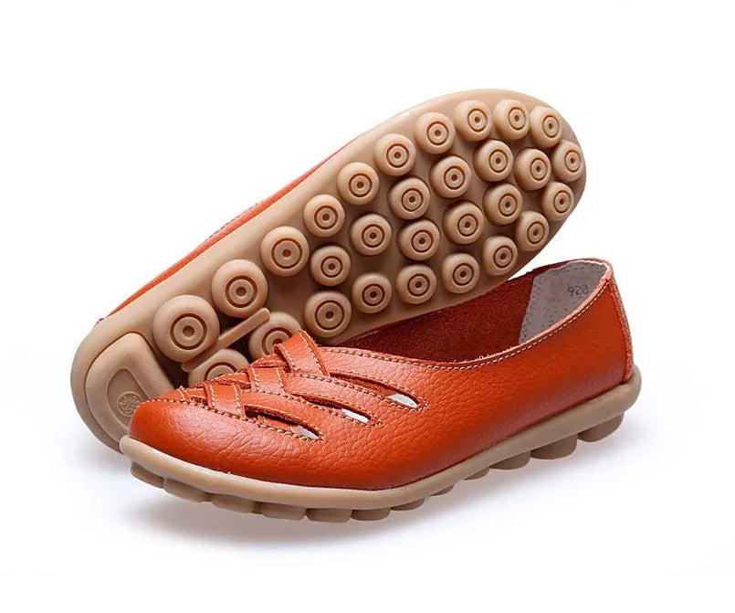 Fashion colors Women Moccasins Flats Driving Shoes