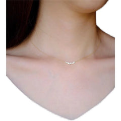 Version Pavé Zircon  Pendant Clavicle Chain Necklace