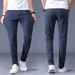 Classic Men's Casual Pants Business Fashion Slim Fit