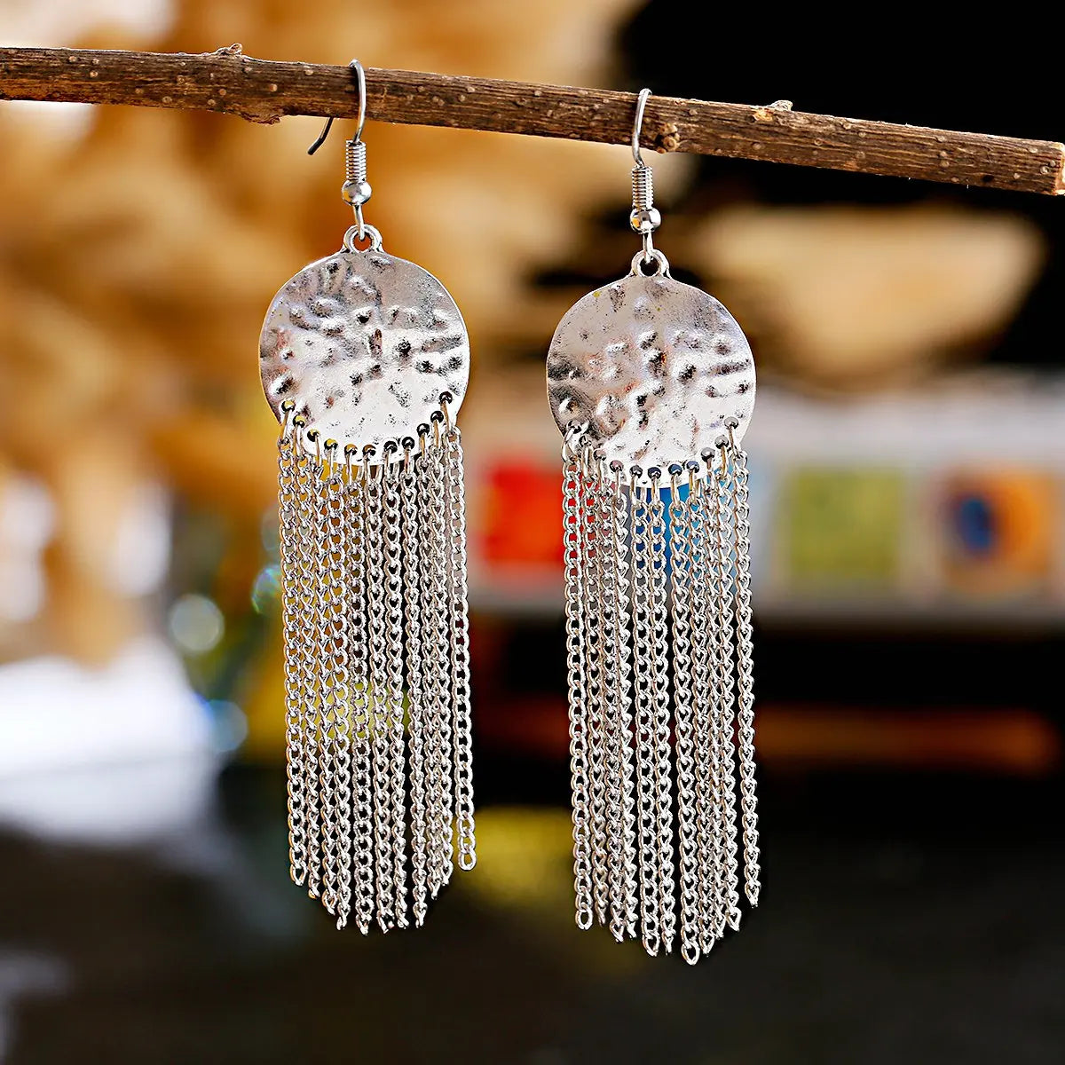 Chain Earrings For Women Long/Ethnic Gypsy Dangle