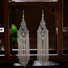 Chain Earrings For Women Long/Ethnic Gypsy Dangle