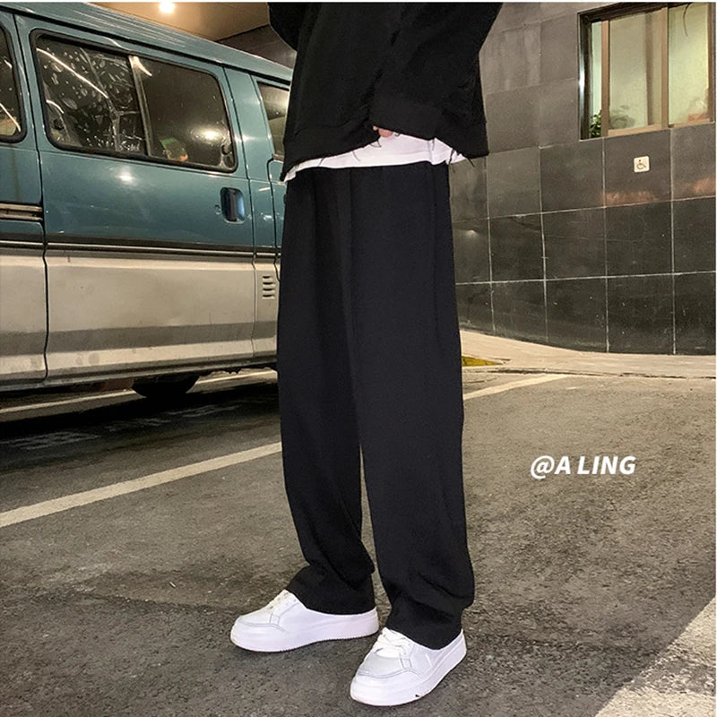 Straight Sweatpants Harem Pants Male Loose Casual Streetwear