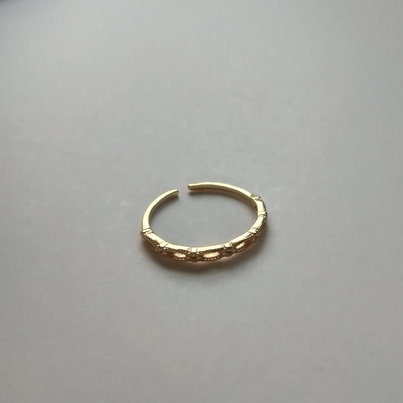 Silver Version Simple LOVE Leaf Ring Small Cute Jewelry