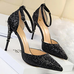 Shoes Woman Pumps Sequins High Heels Women Shoes Fashion