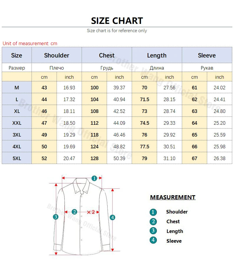 Men's Oxford Casual Long Sleeve Shirt Classic Style Fashion