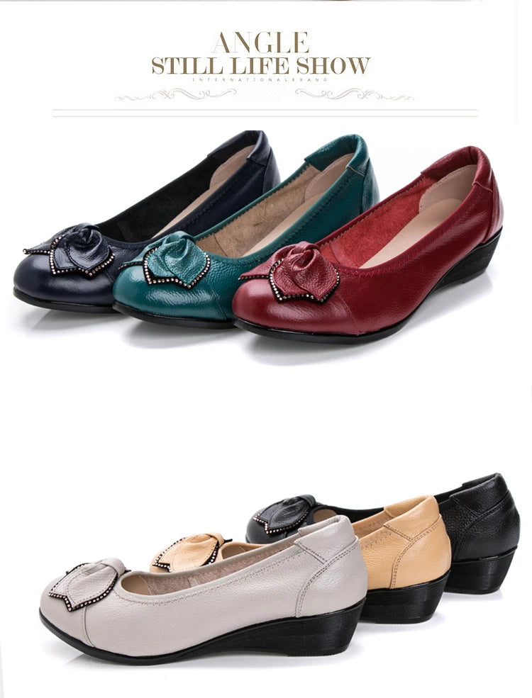 Plus Size Loafers Comfortable Women Flat Casual Style