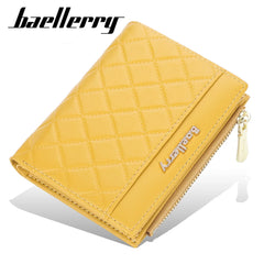 Mini Women Card Wallets Zipper Wallet PU Leather Thin Card Holder