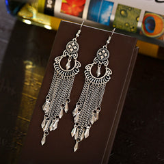 Chain Earrings For Women Long/Ethnic Gypsy Dangle