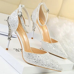 Shoes Woman Pumps Sequins High Heels Women Shoes Fashion