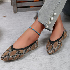 Summer Mesh Breathable Pointed Flat Shoes