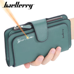 Women Long Wallets Holders Classic Purse Zipper Brand Wallet