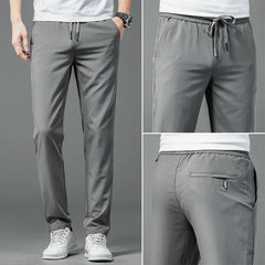 Summer Brand Men's Straight Loose Lightweight Stretch Pants