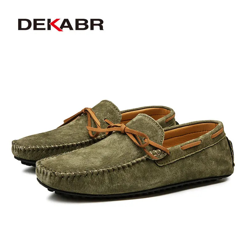 Casual Men Loafers Leather Shoes large sizes footwear