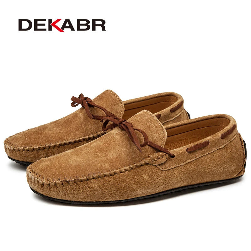 Casual Men Loafers Leather Shoes large sizes footwear