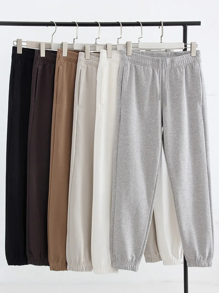 Straight Sweatpants Pants High Waist Cotton Trousers  Joggers