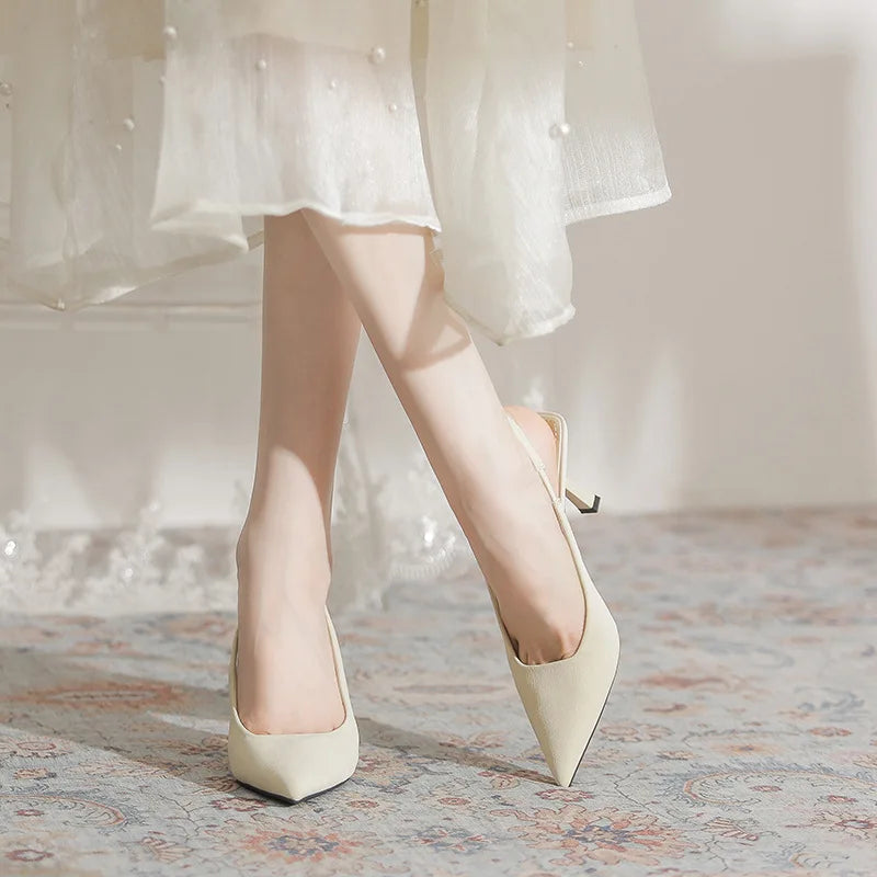 High Heels Women's Slim Heels  Pointed Toe Sandals