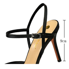 Sandals Women Thin High Heels Shallow Pointed Strap Pumps