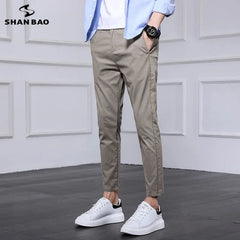 Men's Light Business Casual Pants Loose Straight