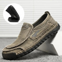 Outdoor Men's Casual Denim Canvas Vulcanize Shoes Fashion