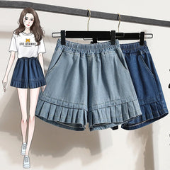 Chic Style High Waist Streetwear Denim Shorts