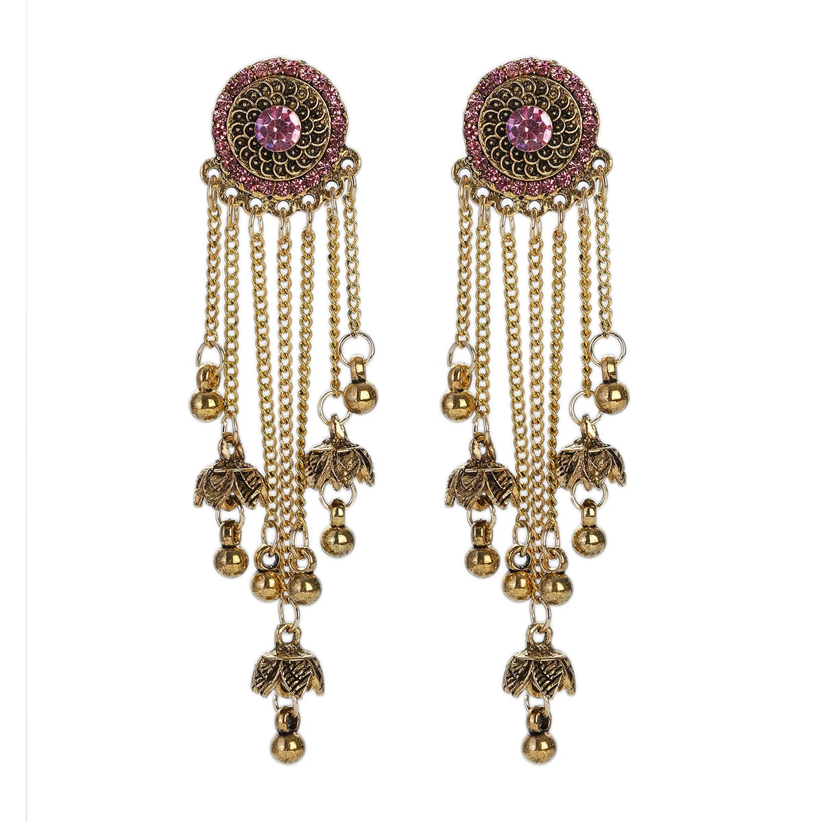 Chain Earrings For Women Long/Ethnic Gypsy Dangle