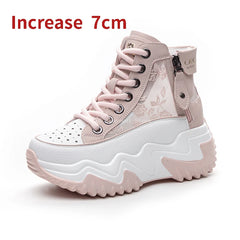 Women Zipper Platform Walking Shoes Summer Style