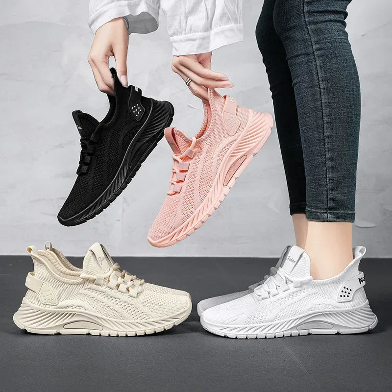 Women Casual Sneakers Sports Shoes Fashion Brand Lace Up Loafers