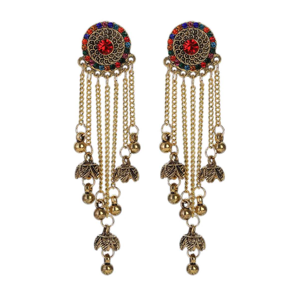 Chain Earrings For Women Long/Ethnic Gypsy Dangle