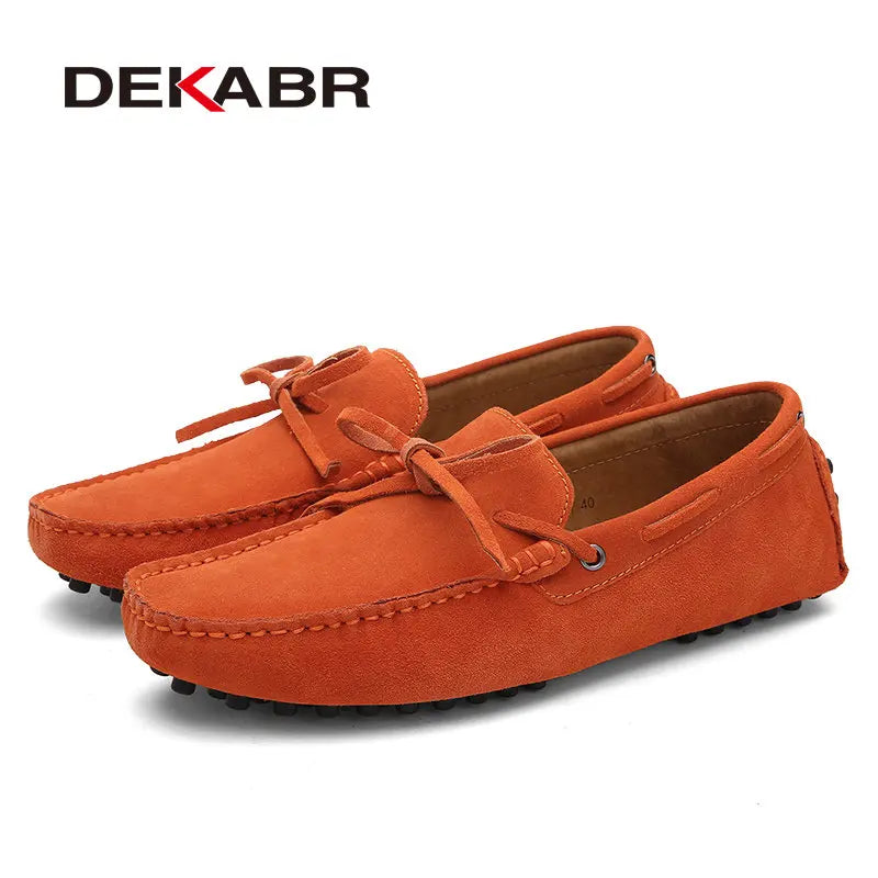 Casual Men Loafers Leather Shoes large sizes footwear