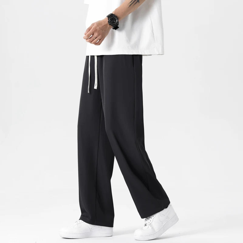 Trousers Men's Breathable Fashion Straight Loose Pants