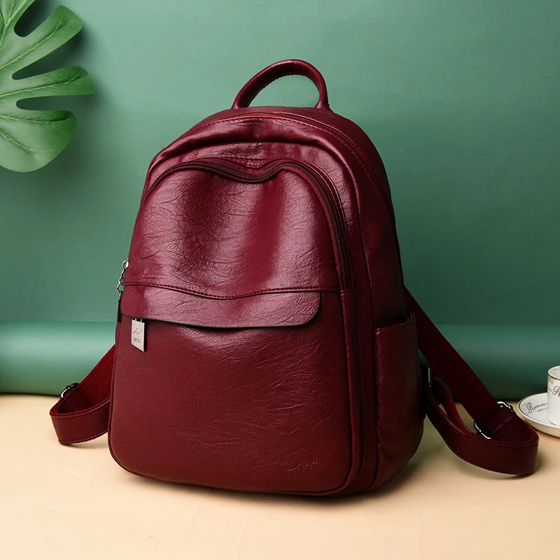 Multifunction Vintage Women Backpacks Style