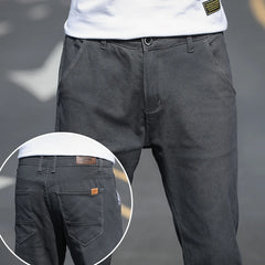 Classic Men's Casual Pants Business Fashion Slim Fit