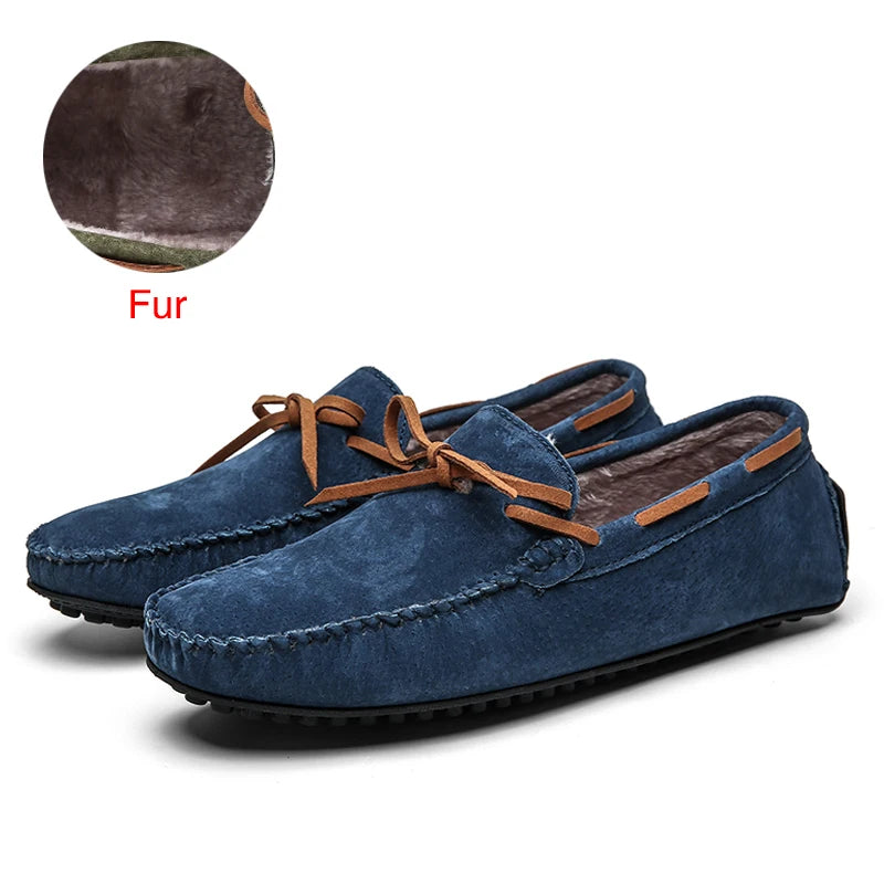 Casual Men Loafers Leather Shoes large sizes footwear