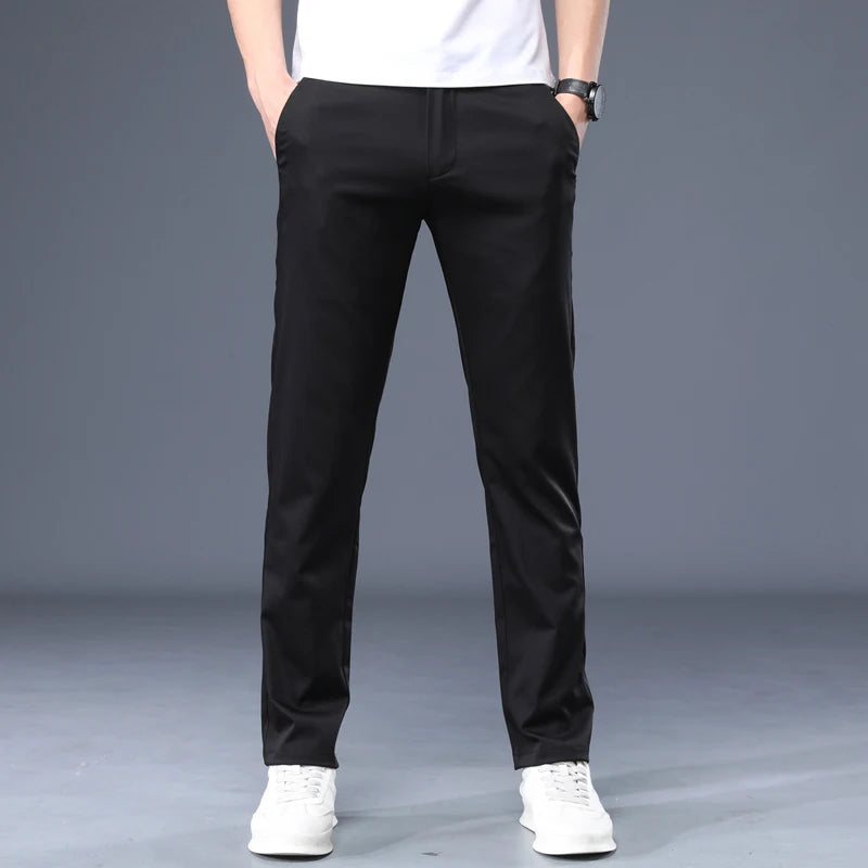 Summer Thin Men's Work Wear Casual Pants Business Fashion