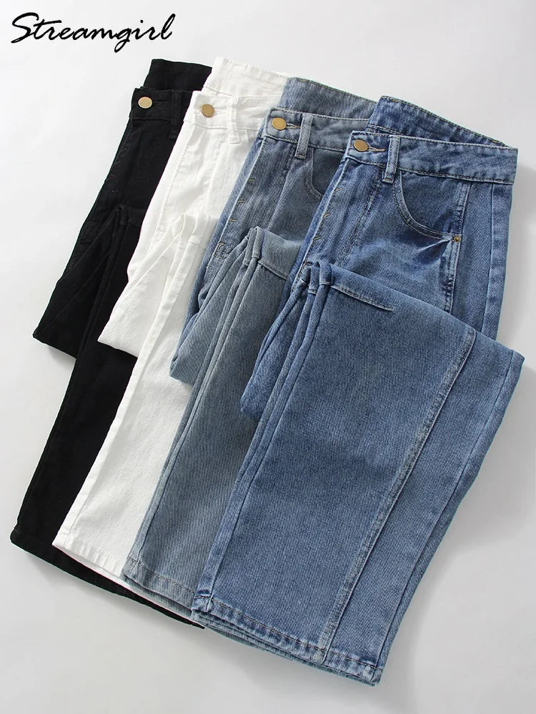 Baggy Streetwear Loose Low Waist Blue Wide Leg Jeans