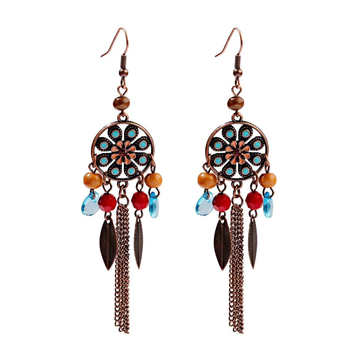 Chain Earrings For Women Long/Ethnic Gypsy Dangle