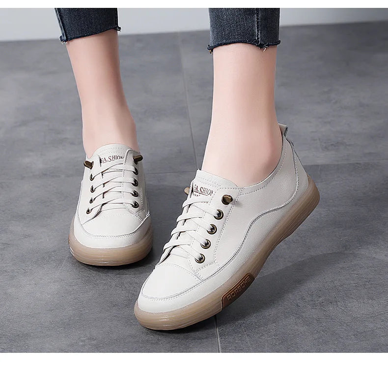 Outdoor Women Jogging Casual Shoes Soft Sole Slip-on Flat Loafers