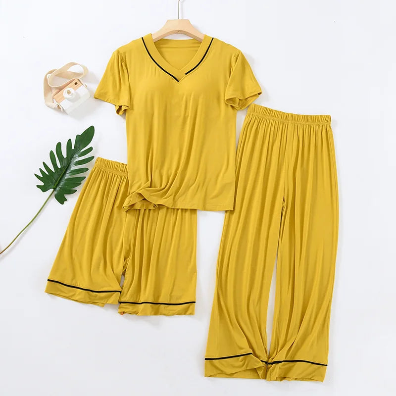 Sleep Suit 3PCS Nighties Wear Nightwear