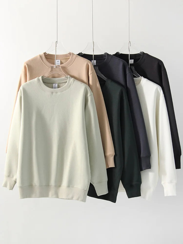 Winter Fleece Sweatshirts For Women Oversized Top Warm Pullovers