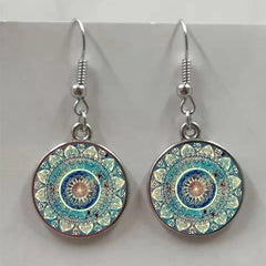 Fashion Henna Crystal Earrings Women Jewelry