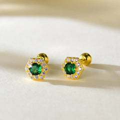 Zircon Stud Earrings for Women  Fashion Exquisite Jewelry Gifts