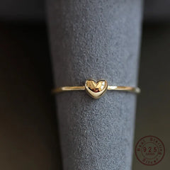 Simple Heart Ring for Cute Everyday Jewelry Accessories