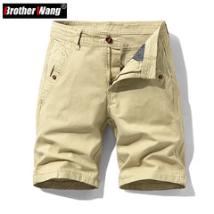 Men's Fashion Comfortable Solid Color Casual Classic Straight Shorts