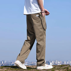 Baggy Wide Leg Casual Pants Y2K Solid Color Trousers