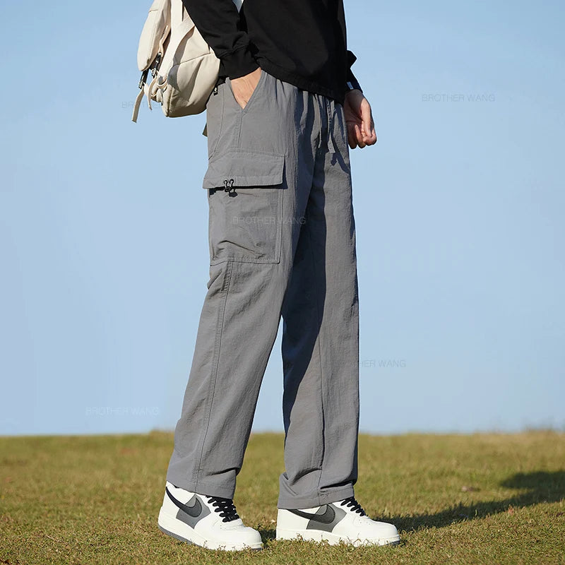 Style Outdoor Casual Pants Straight Breathable Pants