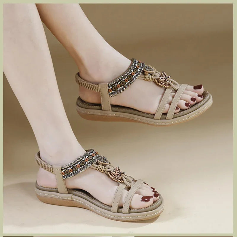 Women 2cm Platform 2.5cm Low Heels Sandals