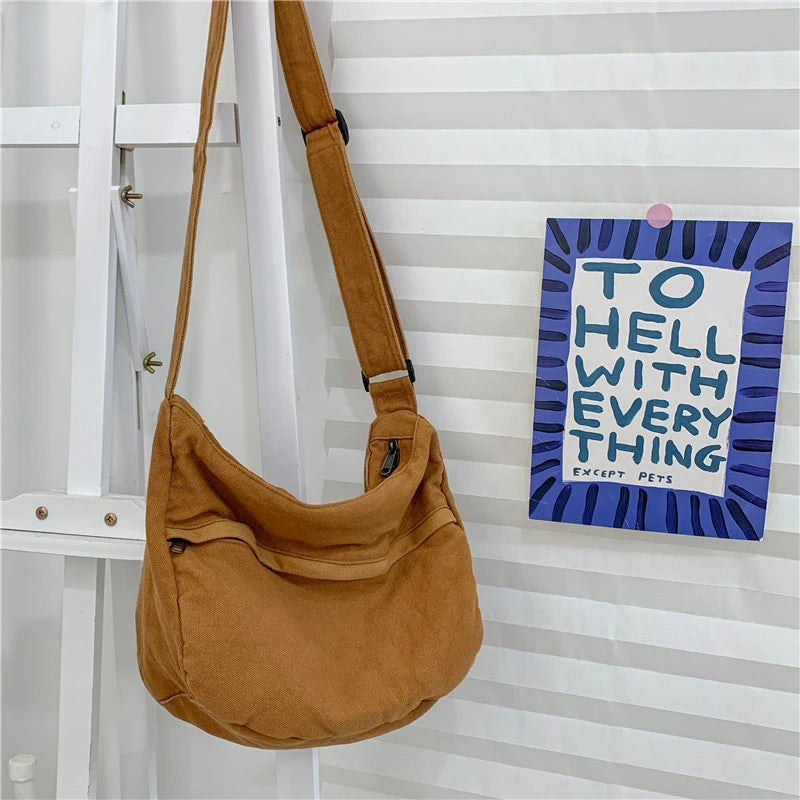 Crossbody Bags For Women Trendy Cool Canvas Schoolbag