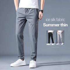 Men's Thin Casual Pants style fashion Straight Trousers