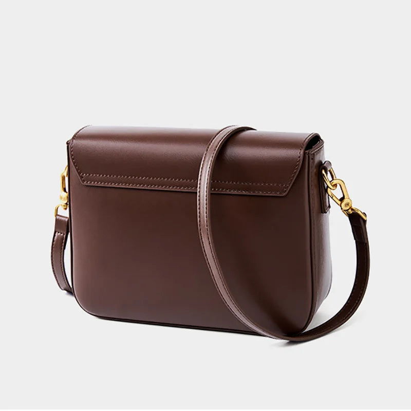 Women Genuine Leather Shoulder Layer Cowhide Crossbody Bags